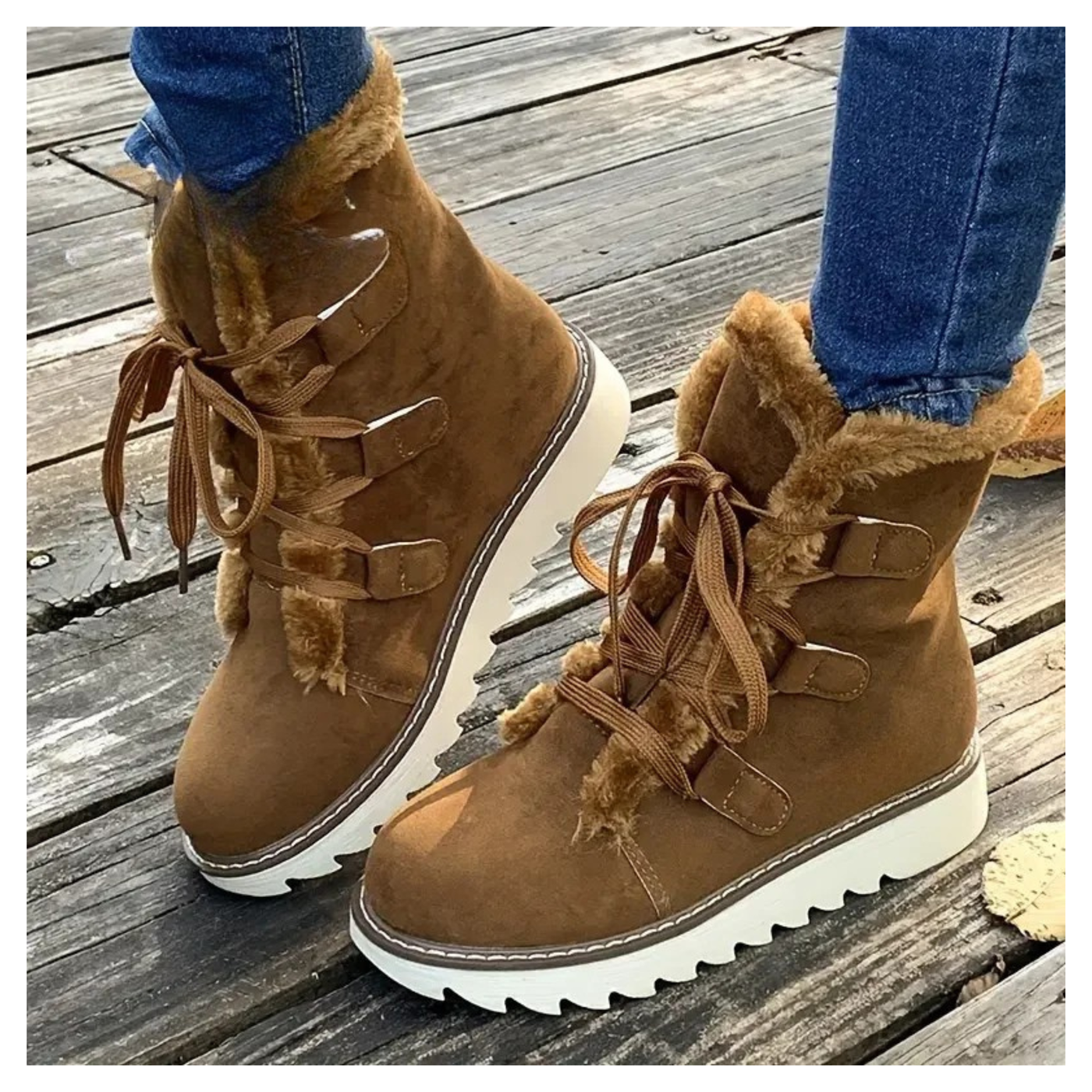 Comfort Fur-Lined Winter Boots.
