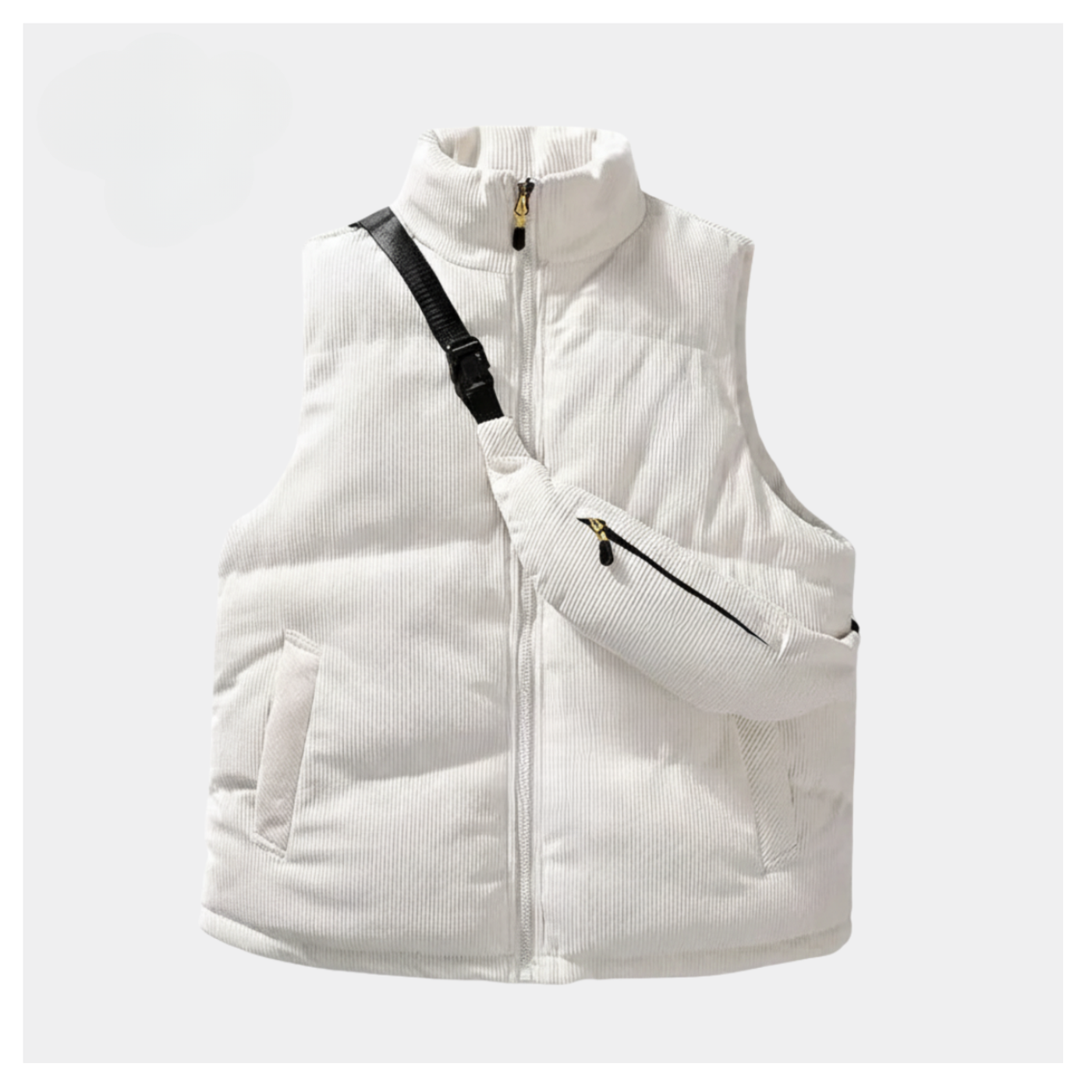Corduroy Puffer Vest