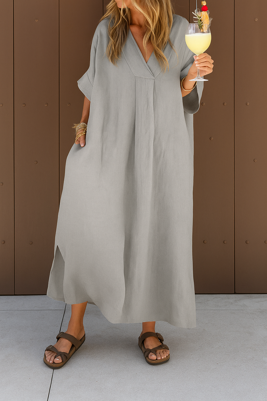 Linen Escape Dress