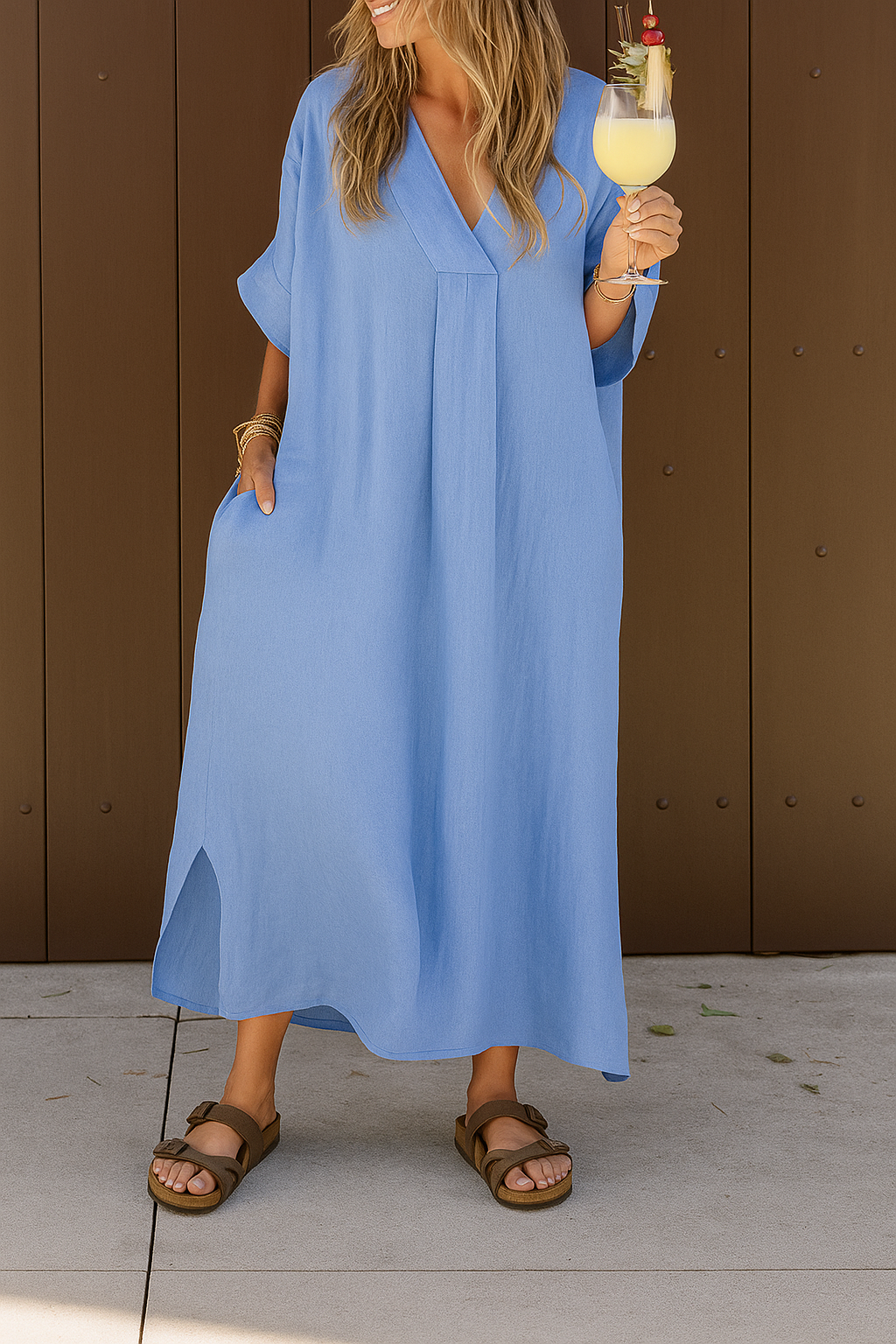 Linen Escape Dress