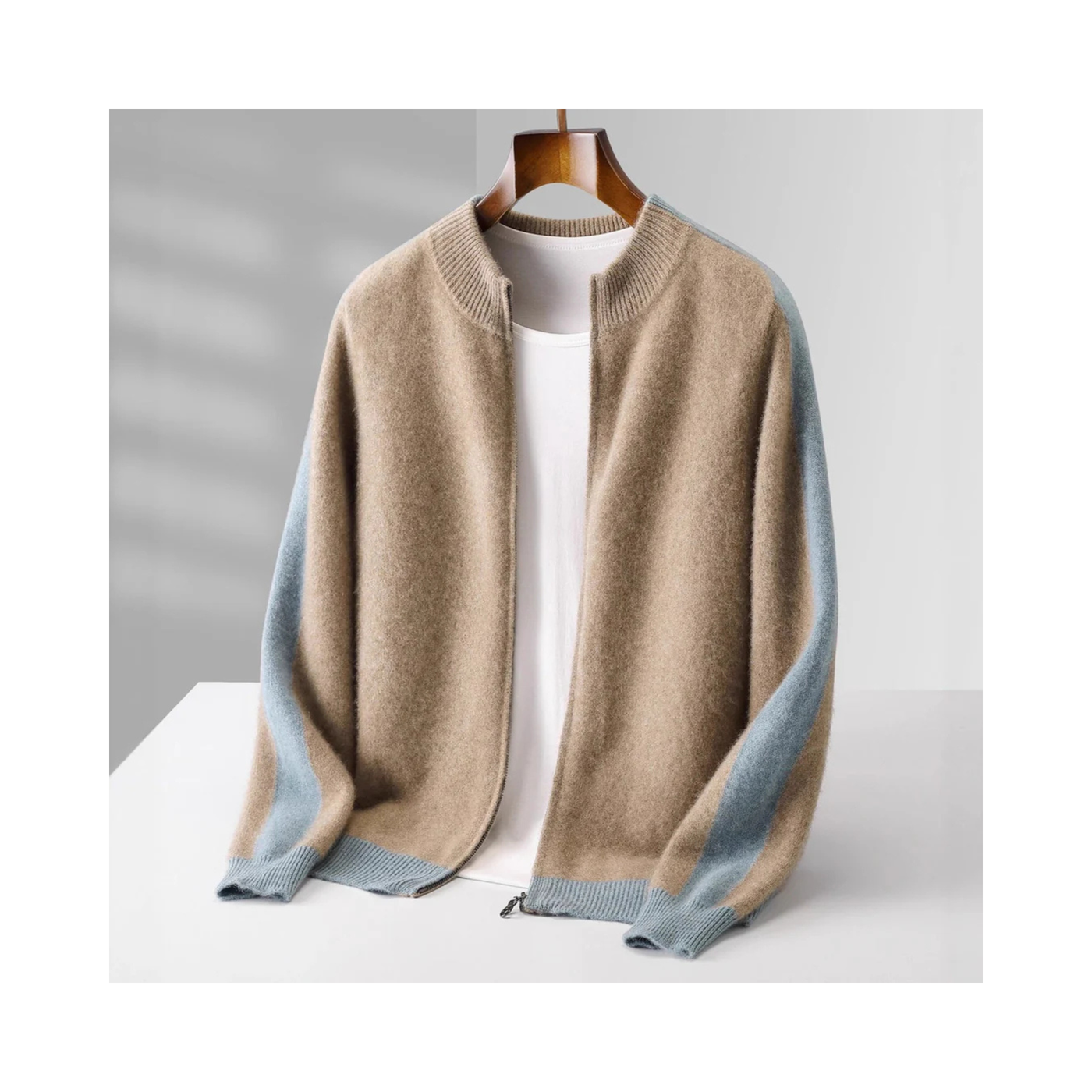 Luxury Cashmere Zip Jacket