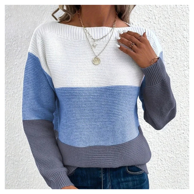 Colorblock Knit Sweater