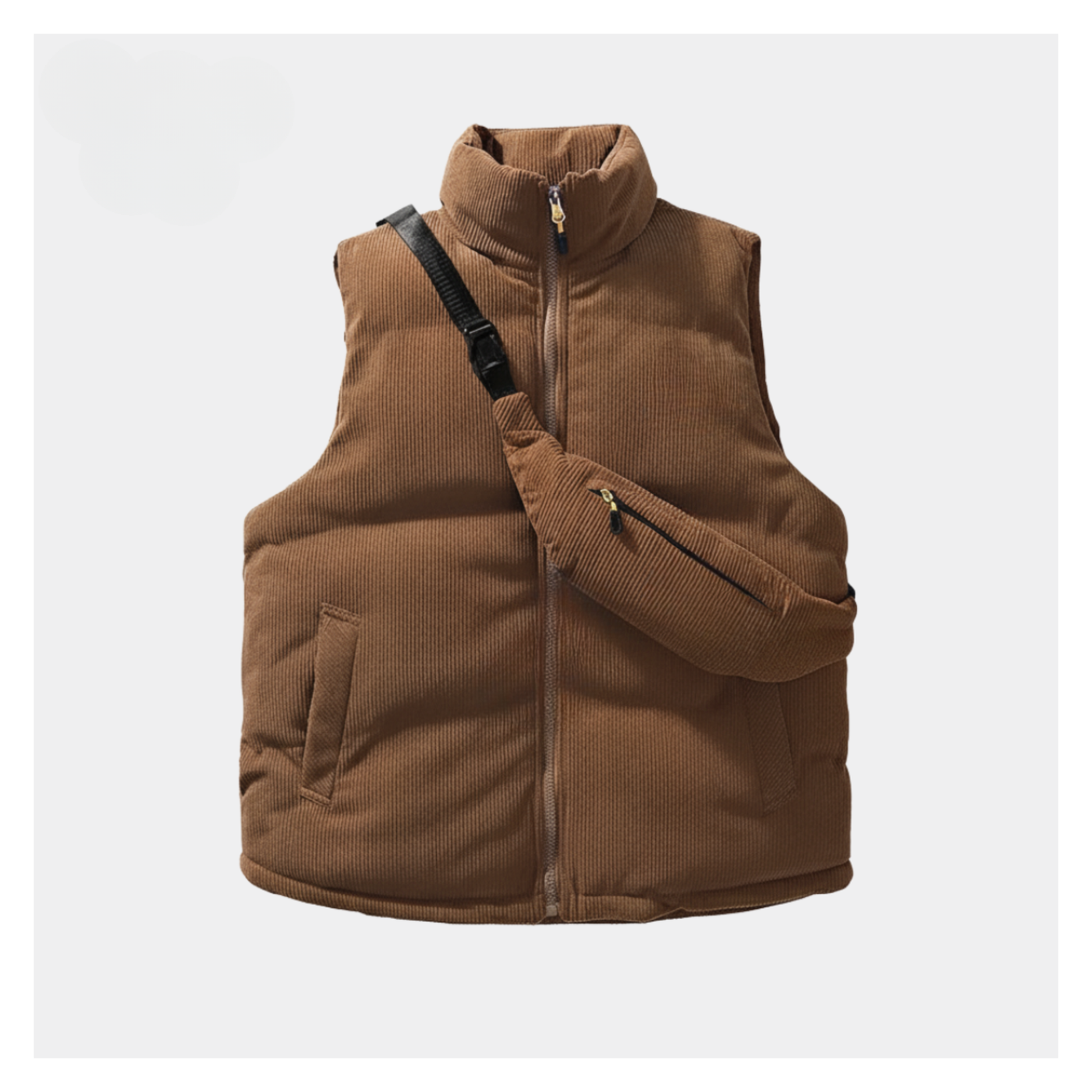 Corduroy Puffer Vest