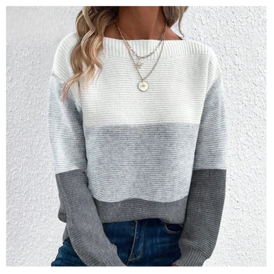 Colorblock Knit Sweater