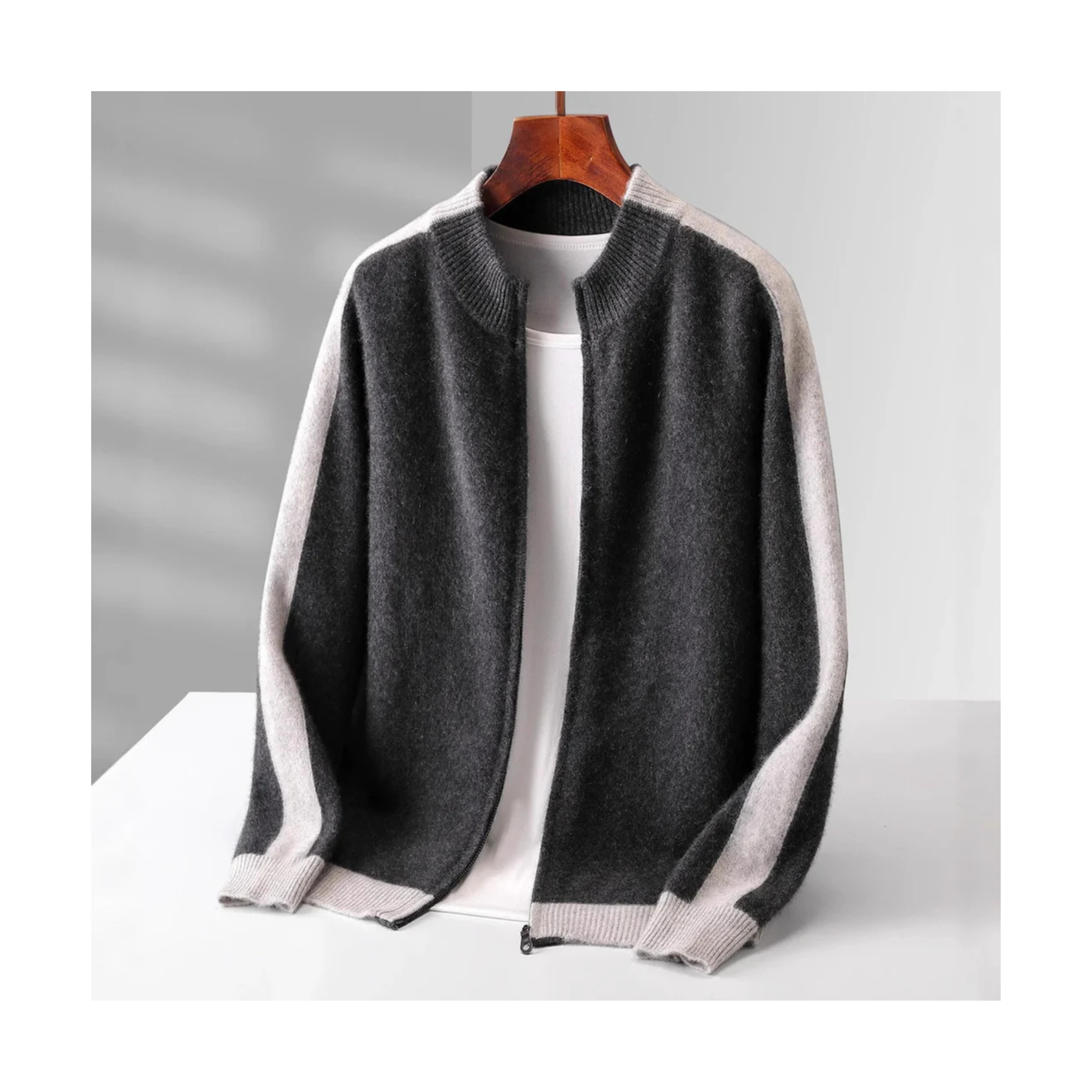 Luxury Cashmere Zip Jacket