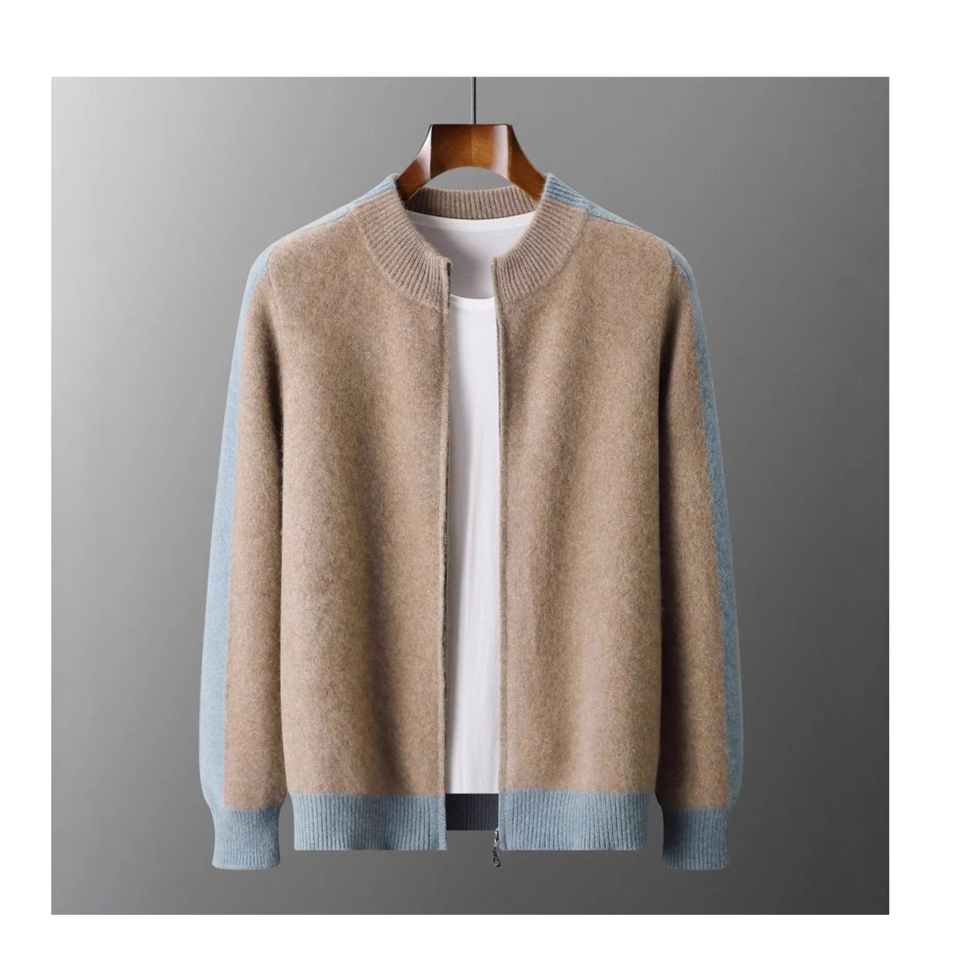 Luxury Cashmere Zip Jacket