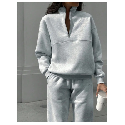 Half Zip Lounge Set