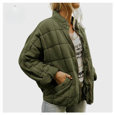 Quilted Oversized Jacket