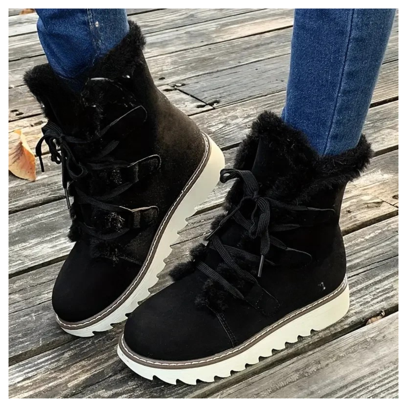 Comfort Fur-Lined Winter Boots.