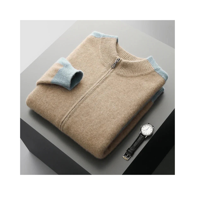 Luxury Cashmere Zip Jacket