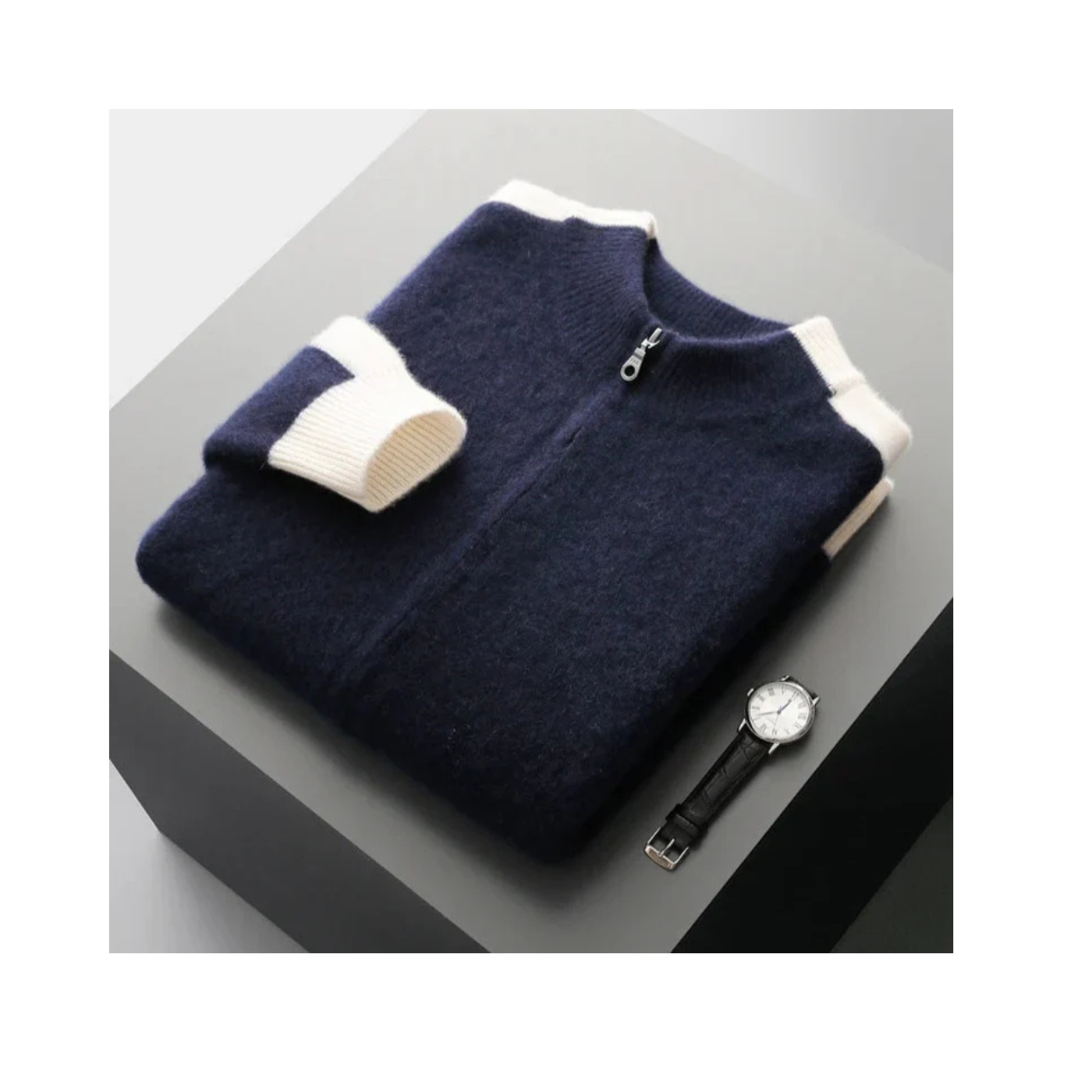 Luxury Cashmere Zip Jacket