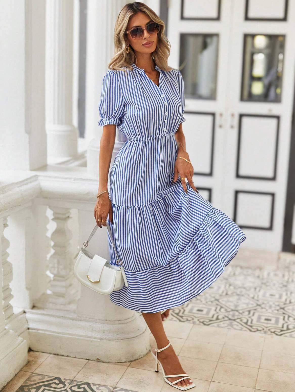 Sunset Collar Dress