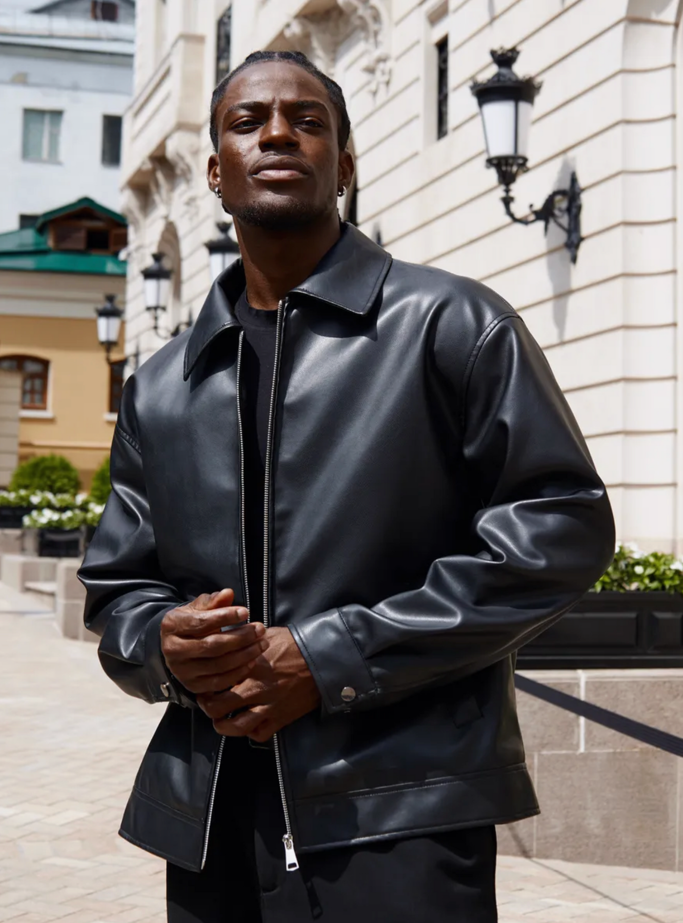 Midnight Edge Bomber Jacket