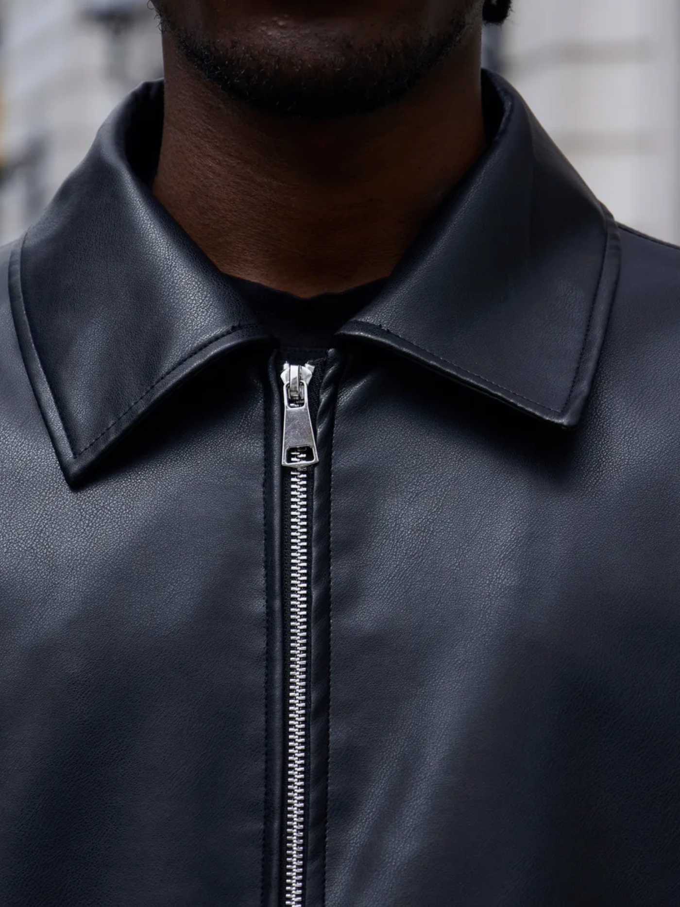 Midnight Edge Bomber Jacket