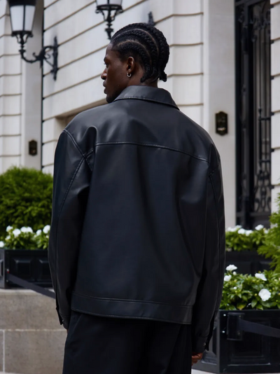 Midnight Edge Bomber Jacket