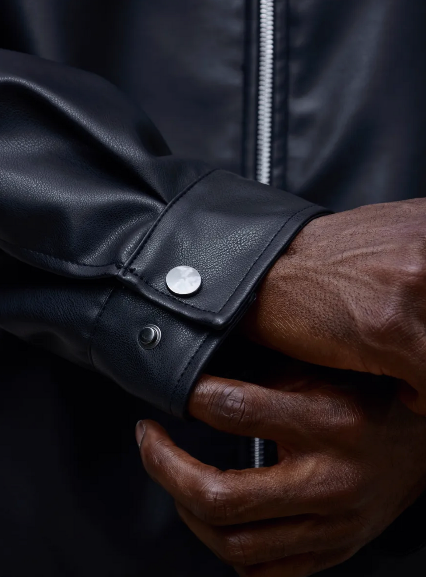 Midnight Edge Bomber Jacket