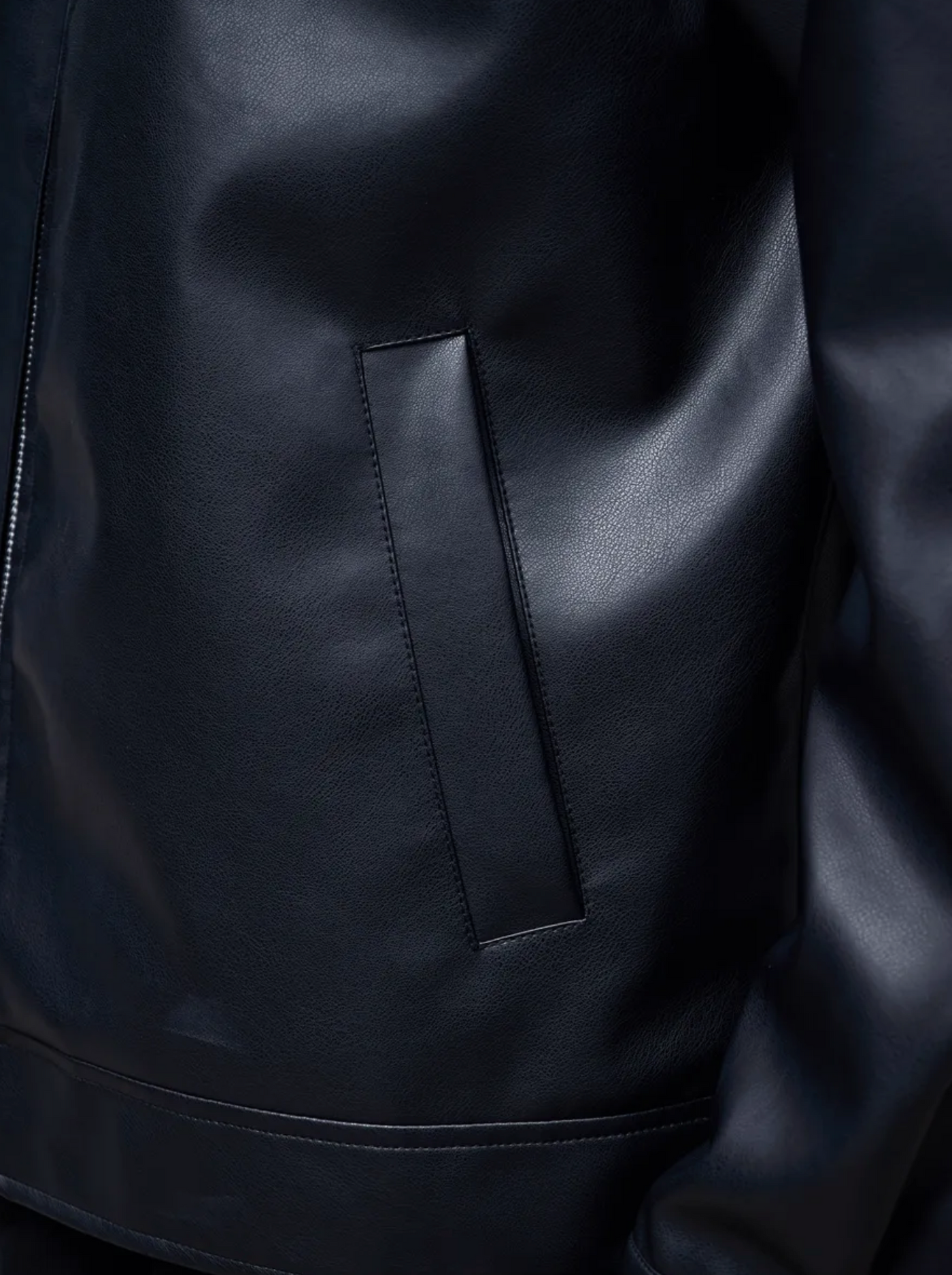 Midnight Edge Bomber Jacket