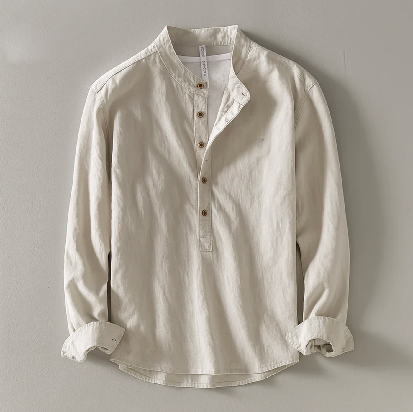 Linen Mandarin Shirt