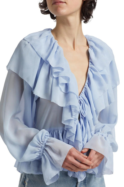 Soraya Sculpt Ruffle Shirt